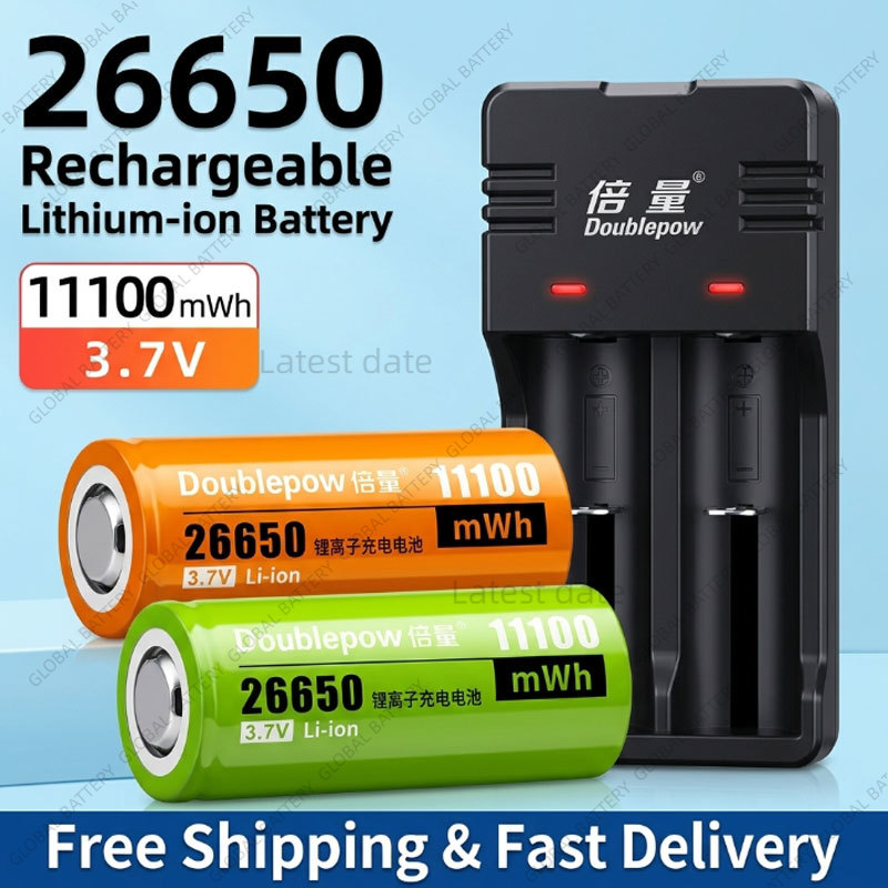Vape Battery 18650 - 11100mAh 26650 lithiumbatterij 3,7V Volledige capaciteit