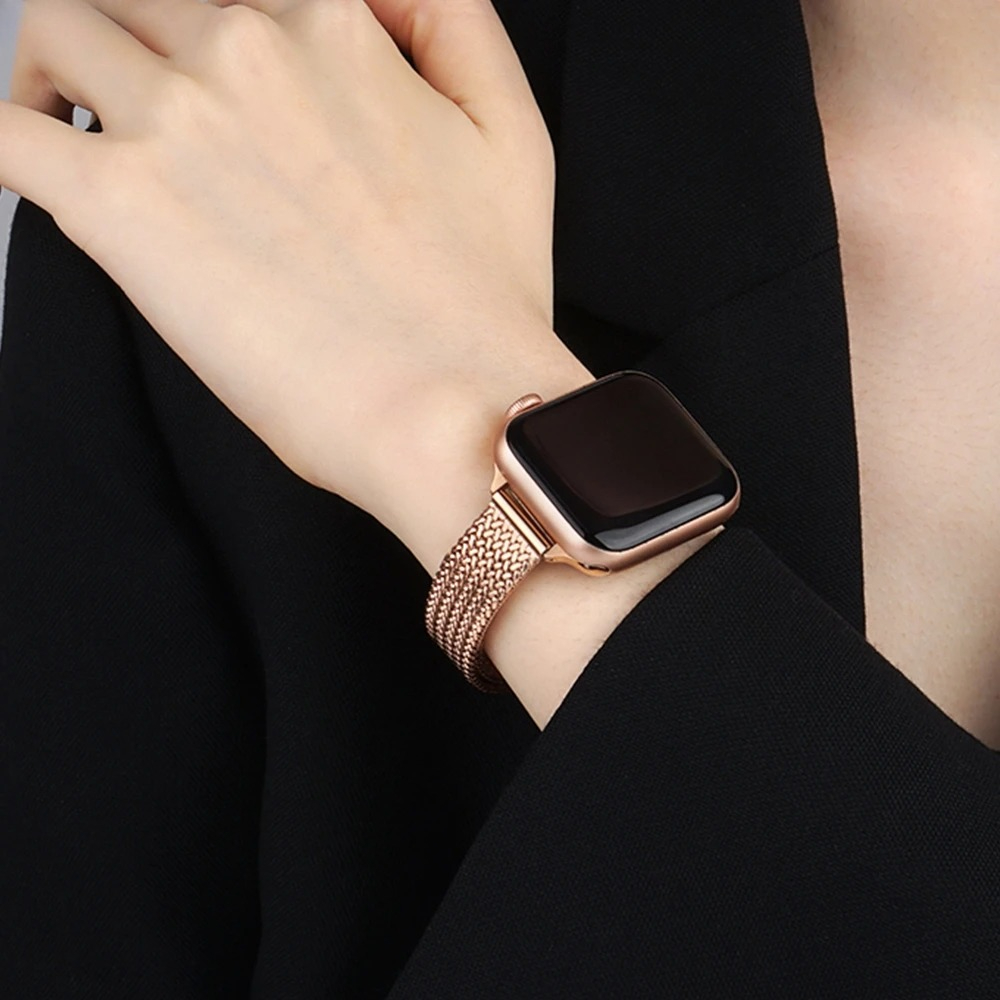 Band voor Apple Watch Series 9 - Mesh Coil Strip recensie en prijs