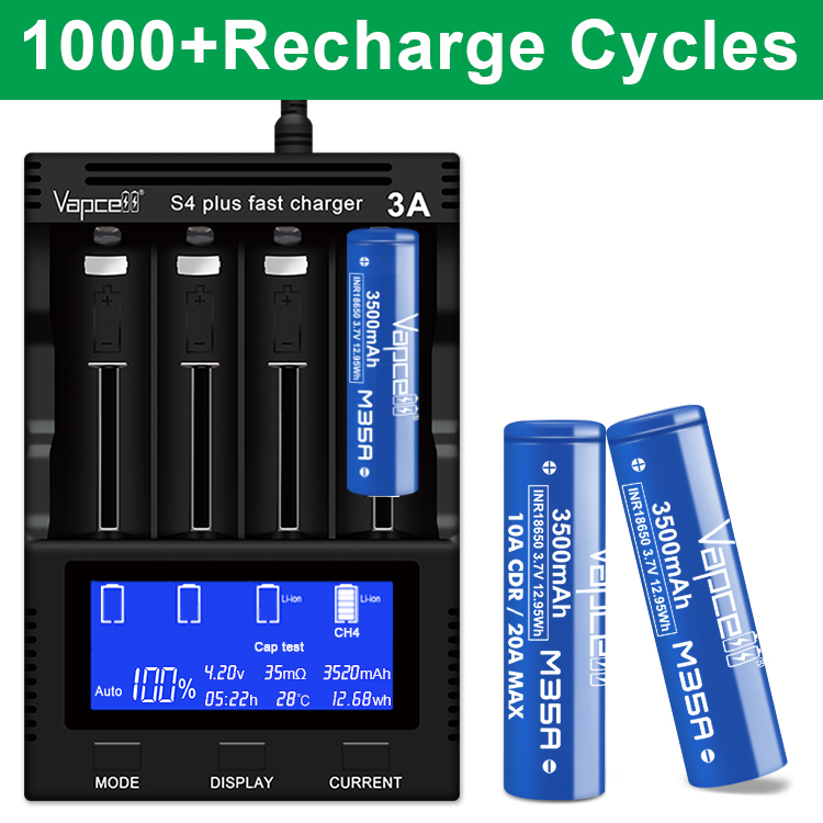 Originele Vapcell M35A 18650 M - Vape Battery 18650 recensie en prijs