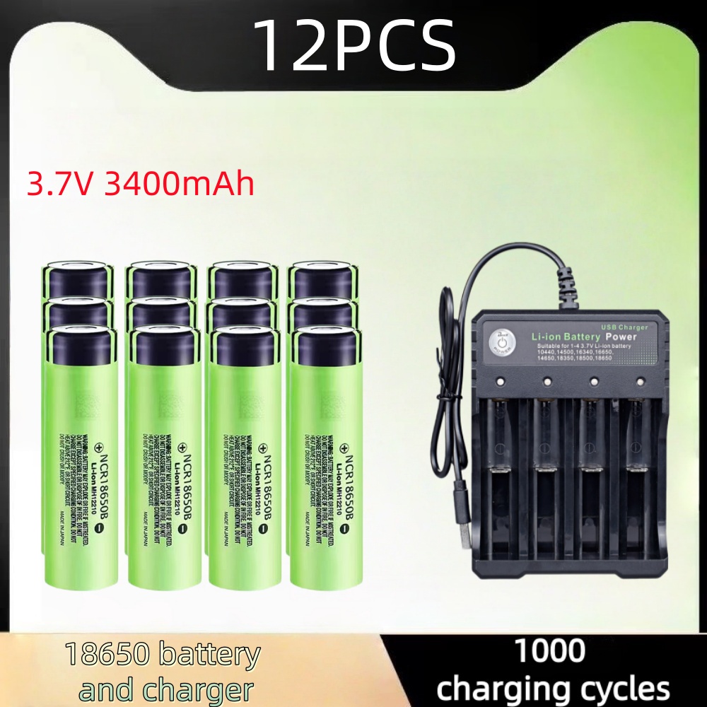4-20PCS Oplaadbare Lithium Bat - Vape Battery 18650 recensie en prijs