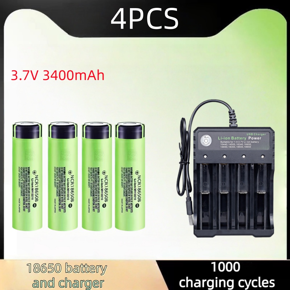 4-20PCS Oplaadbare Lithium Bat - Vape Battery 18650 recensie en prijs