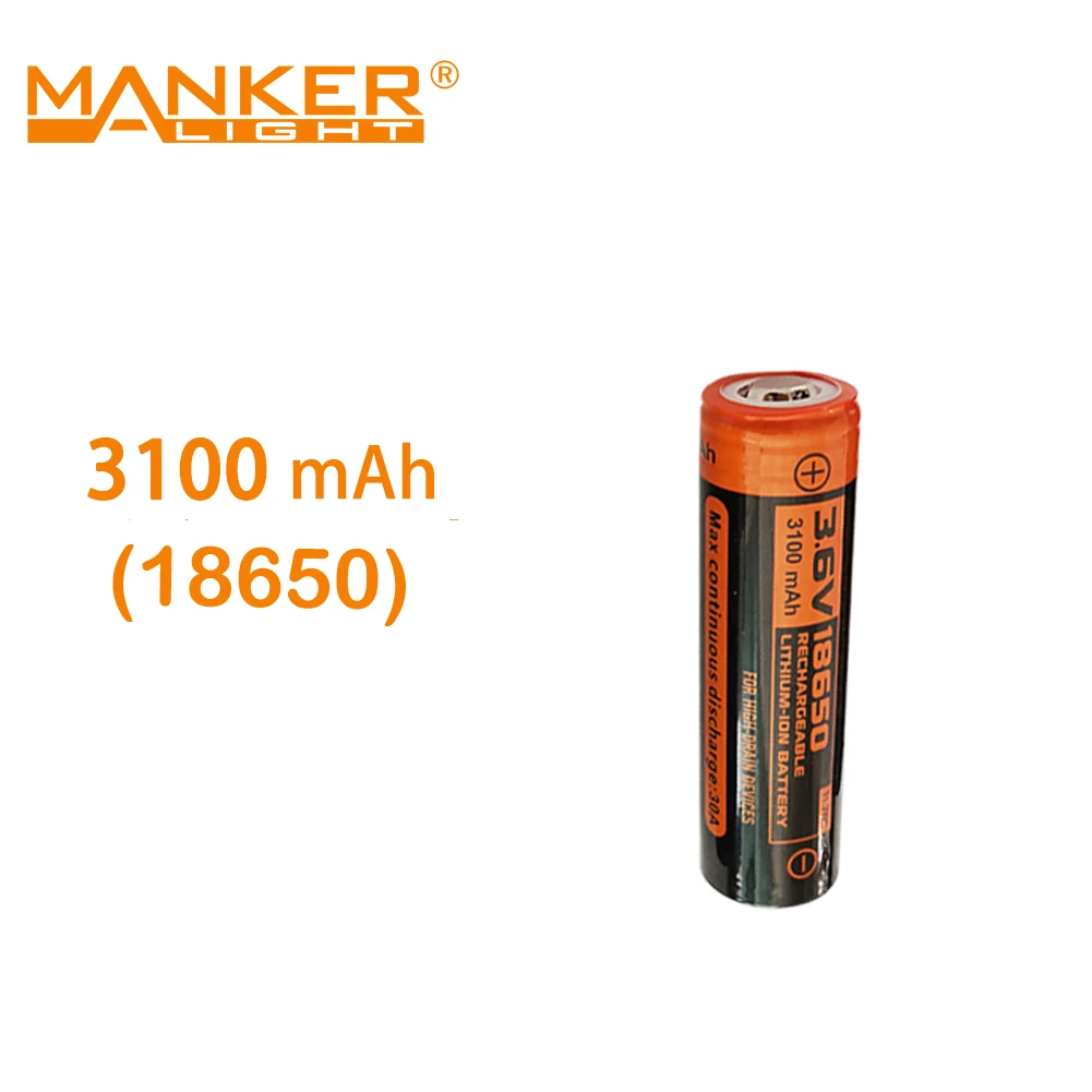 Manker 14500/18650/18350/21700 - Vape Battery 18650 recensie en prijs